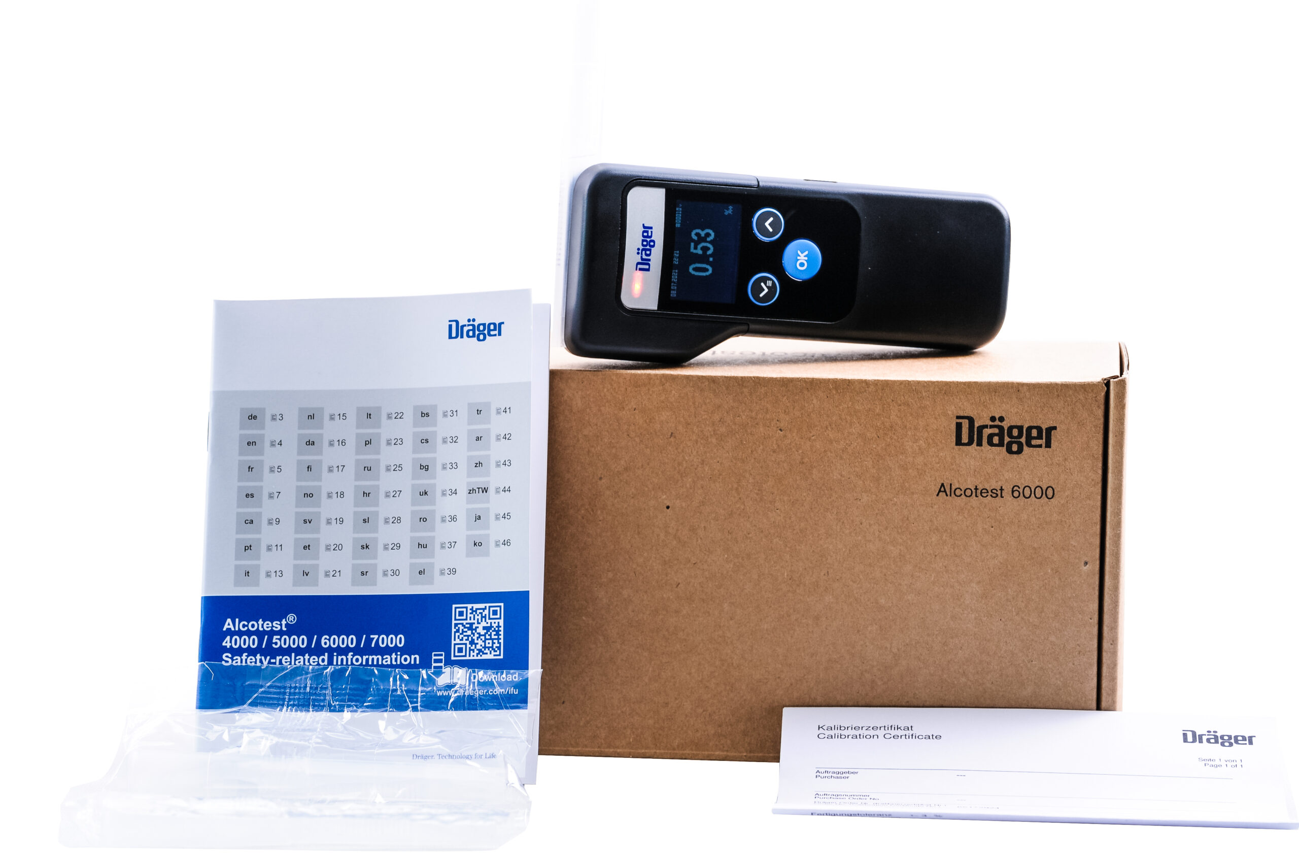 Alkomat Dräger Alcotest 6000 + Certyfikat Adiustacji plus serwis - obrazek 8