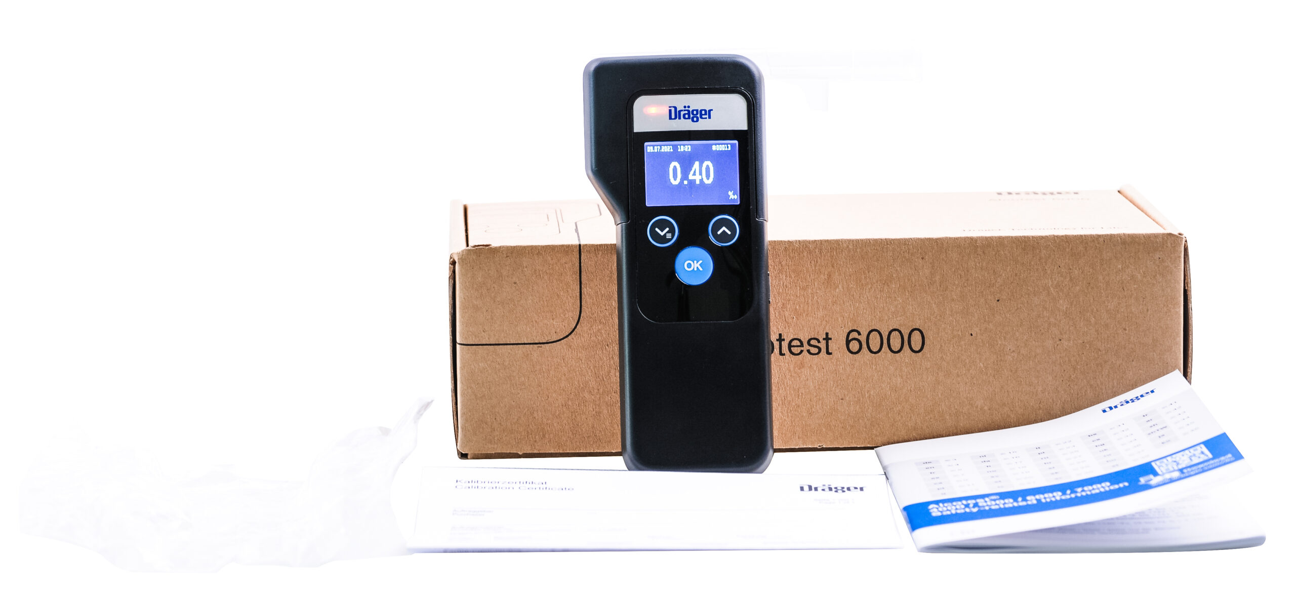 Alkomat Dräger Alcotest 6000 + Certyfikat Adiustacji plus serwis