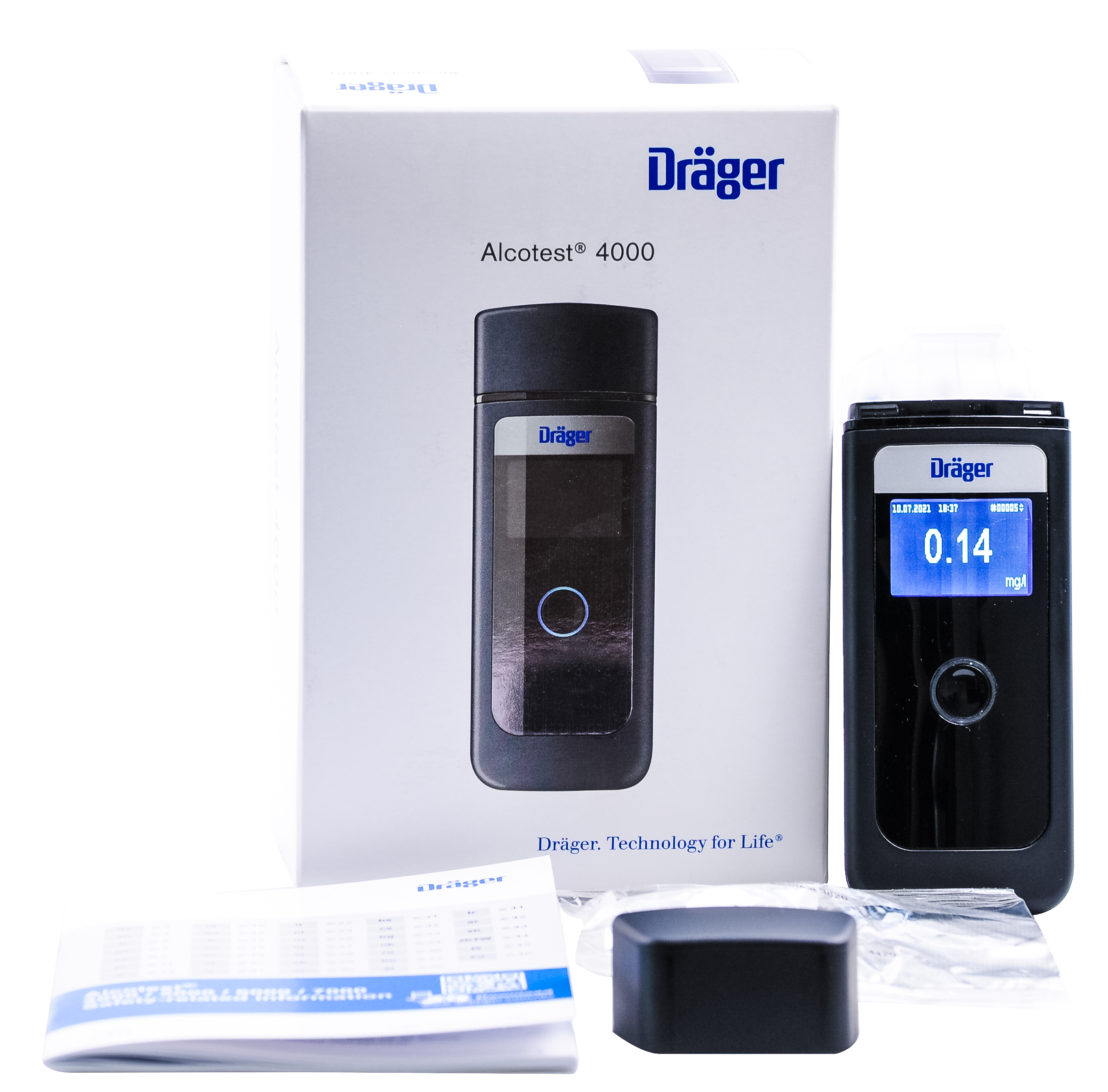 Alkomat Dräger Alcotest 4000 + Certyfikat Adiustacji + serwis